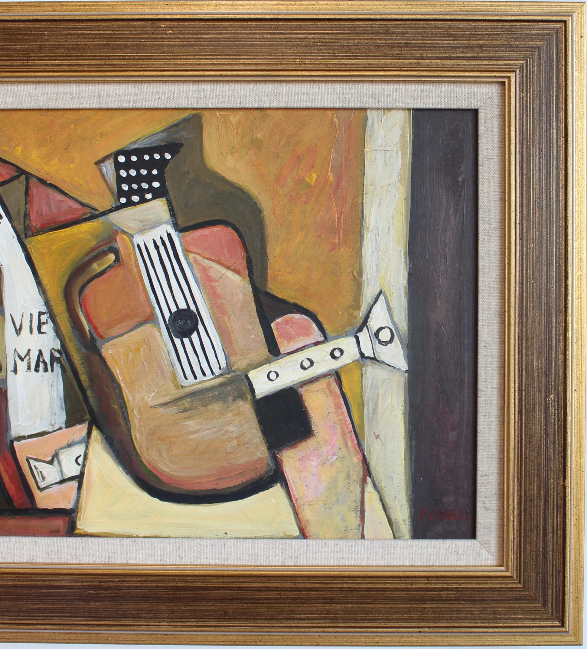 The Echo of the Avant-Garde: Mid-Century Visions III (um 1970) (Braun), Abstract Painting, von Unknown