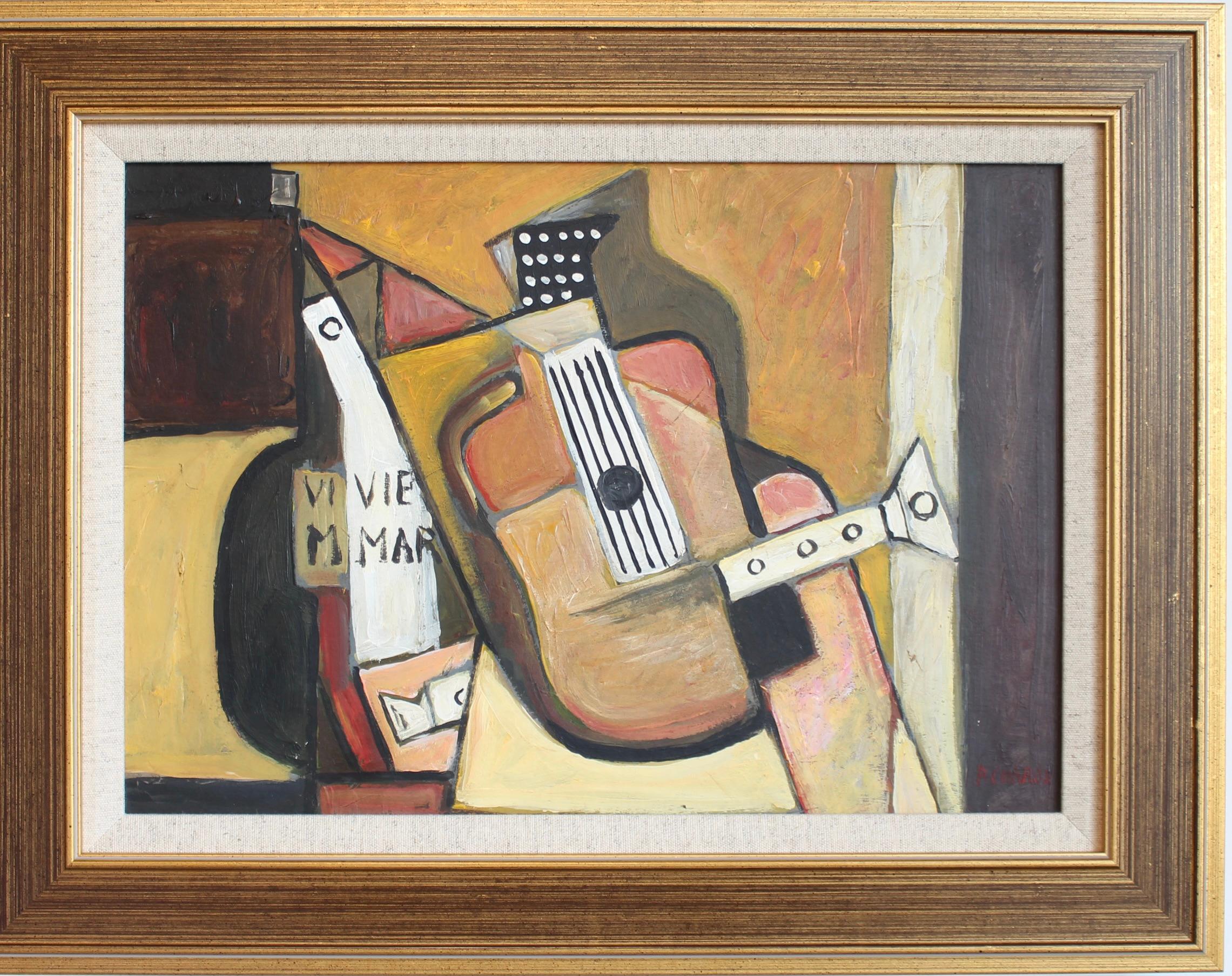 Unknown Abstract Painting – The Echo of the Avant-Garde: Mid-Century Visions III (um 1970)