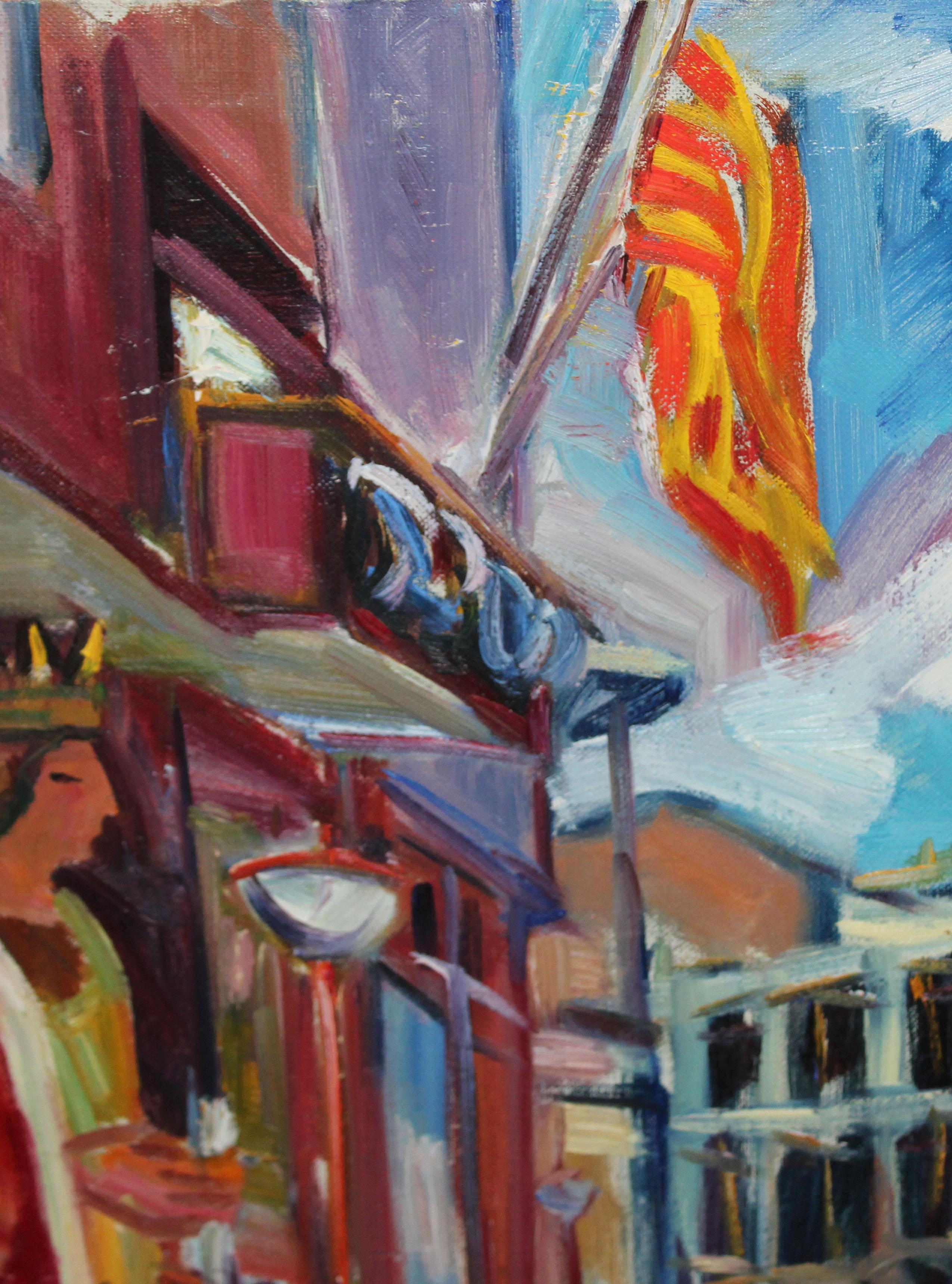 Ecole Française (XX) - Les gégants typiques de la Catalogne (Grau), Figurative Painting, von Unknown