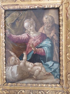 Ecole Hollandaise d'apres Raphael "La vierge de lorette"