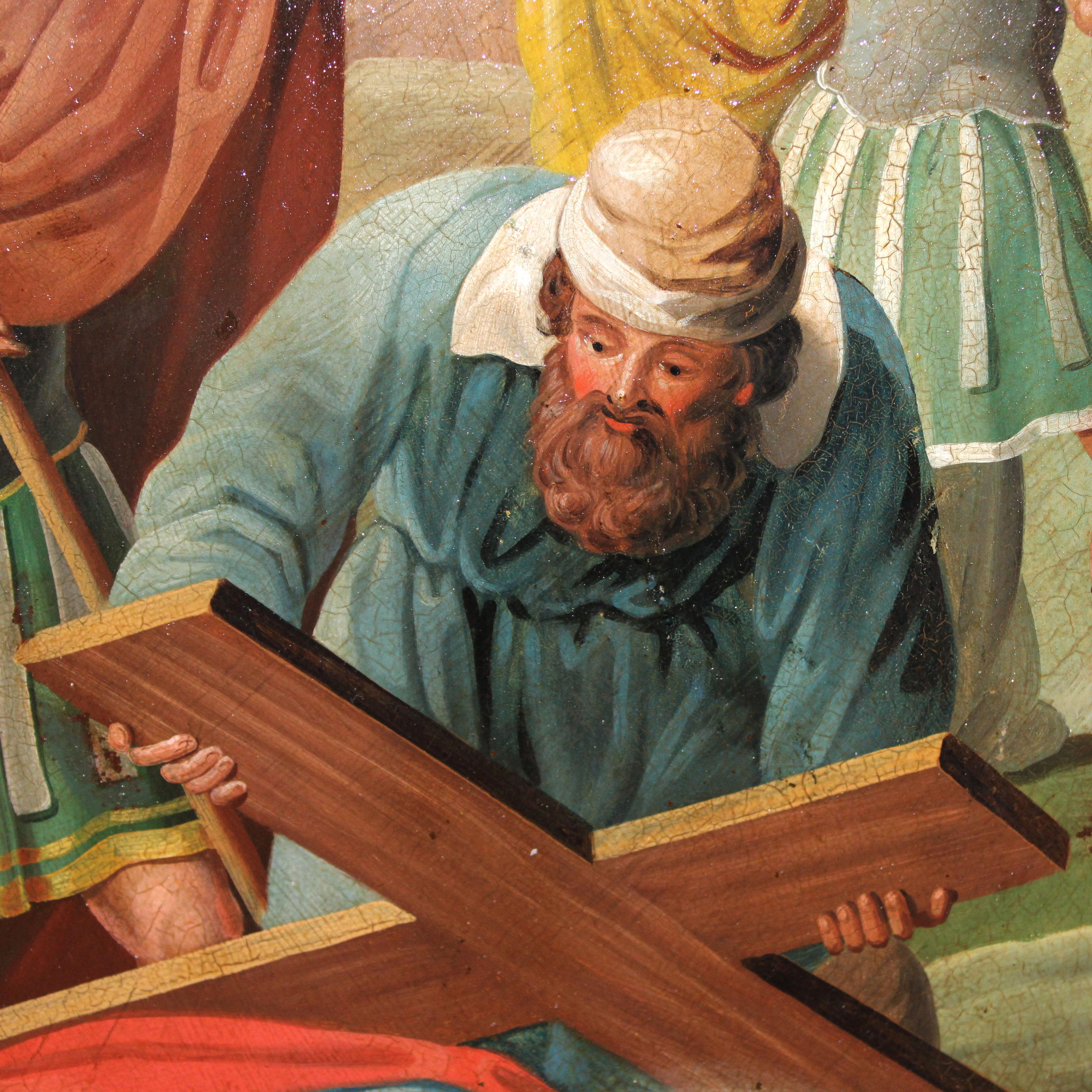 Ecole Italienne (XIX) - Scène biblique For Sale 1