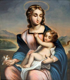 École italienne (XVIII) - Vierge et Enfant
