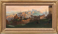Edinburgh vom Carlton Hill, 19. Jahrhundert  Thomas Grant (19. Jahrhundert, Brite) 