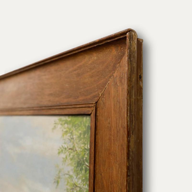 Edward J. Waters - Huile du 20e siècle, Church's, Brentwood en vente 1