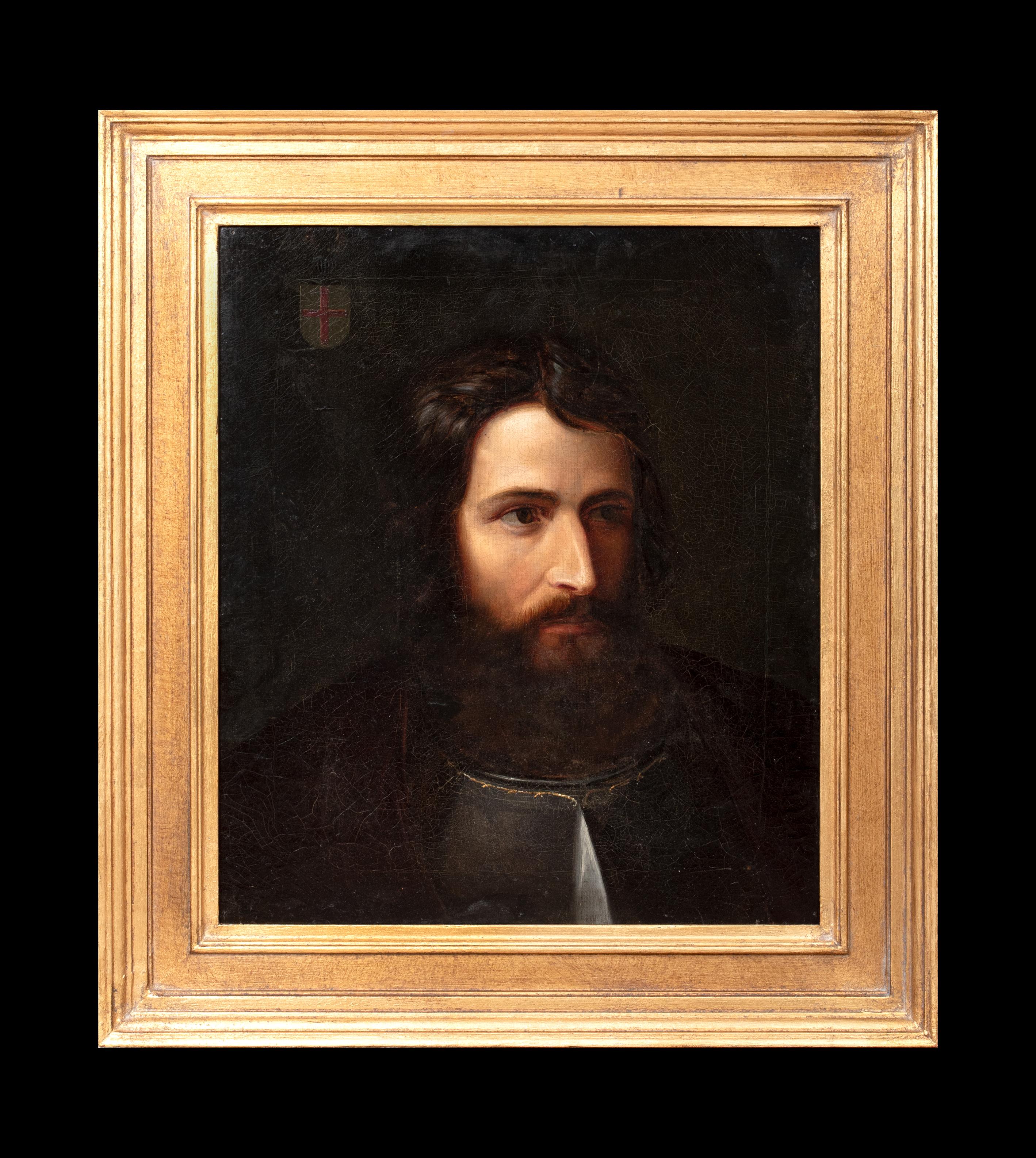 Edward Of Woodtsock (1330-1376), The Black Prince 19th Century  Pre-Raphaelite - Painting by Unknown