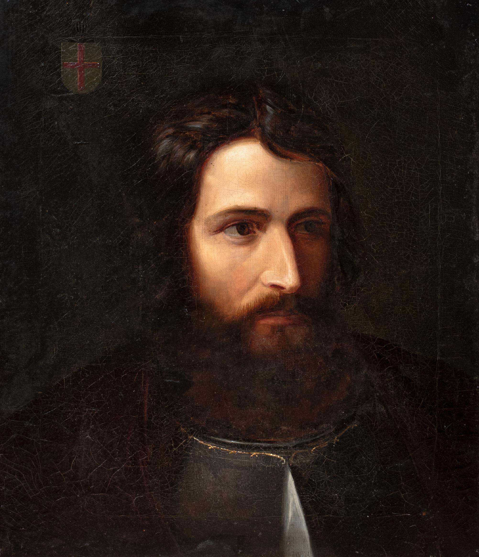 Portrait Of Edward Of Woodtsock (1330-1376), The Black Prince 19th Century

Pre-Raphaelite School

Large 19th Century English Pre-Raphaelite School portrait of Knight, Edward The Black Prince, oil on canvas. Excellent quality and condition bust
