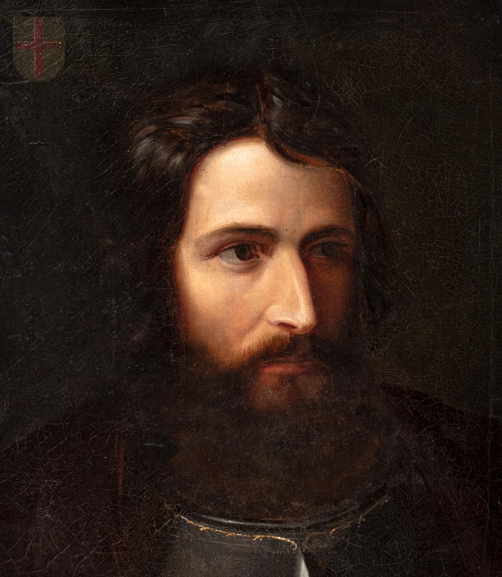 Edward Of Woodtsock (1330-1376), The Black Prince 19th Century  Pre-Raphaelite For Sale 2