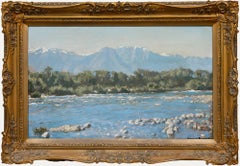 Edward Roworth (1880-1964) - 1949 Oil, Snow on the Hex River Mountains