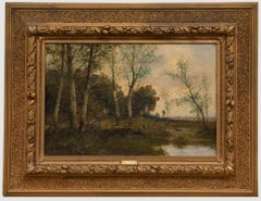 Edward Theodore Paier (1918-2010) - Mid 20th Century Oil, Ducks in Flight