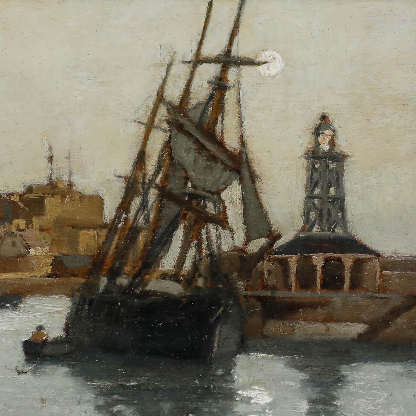 Edward Tucker (1825-1909) - Late 19th Century Oil, Maritime View For Sale 1