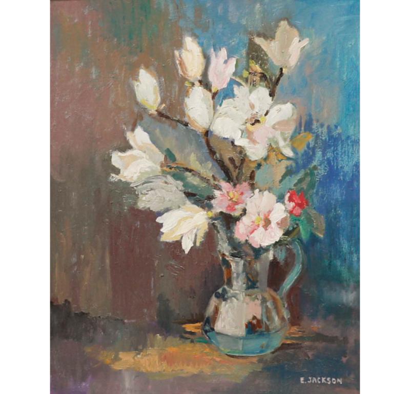 Eirene Jackson - Óleo Contemporáneo, Magnolias - Painting de Unknown
