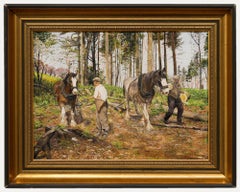 Vintage Elaine Broadley  - 1986 Oil, Good Day's Work