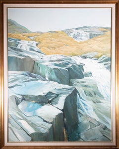Elaine Jones - Signed 
Framed 1986 Oil, Rocky Streams