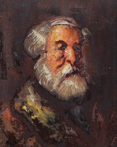 Elder Scholar, Oil Paint by Unknown Artist