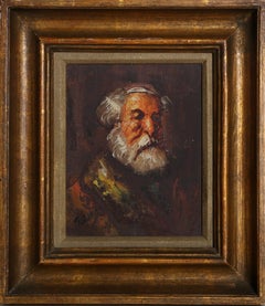 Elder Scholar, Oil Paint by Unknown Artist