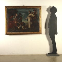 Eliezer and Rebecca at the Well Painting 18th Century