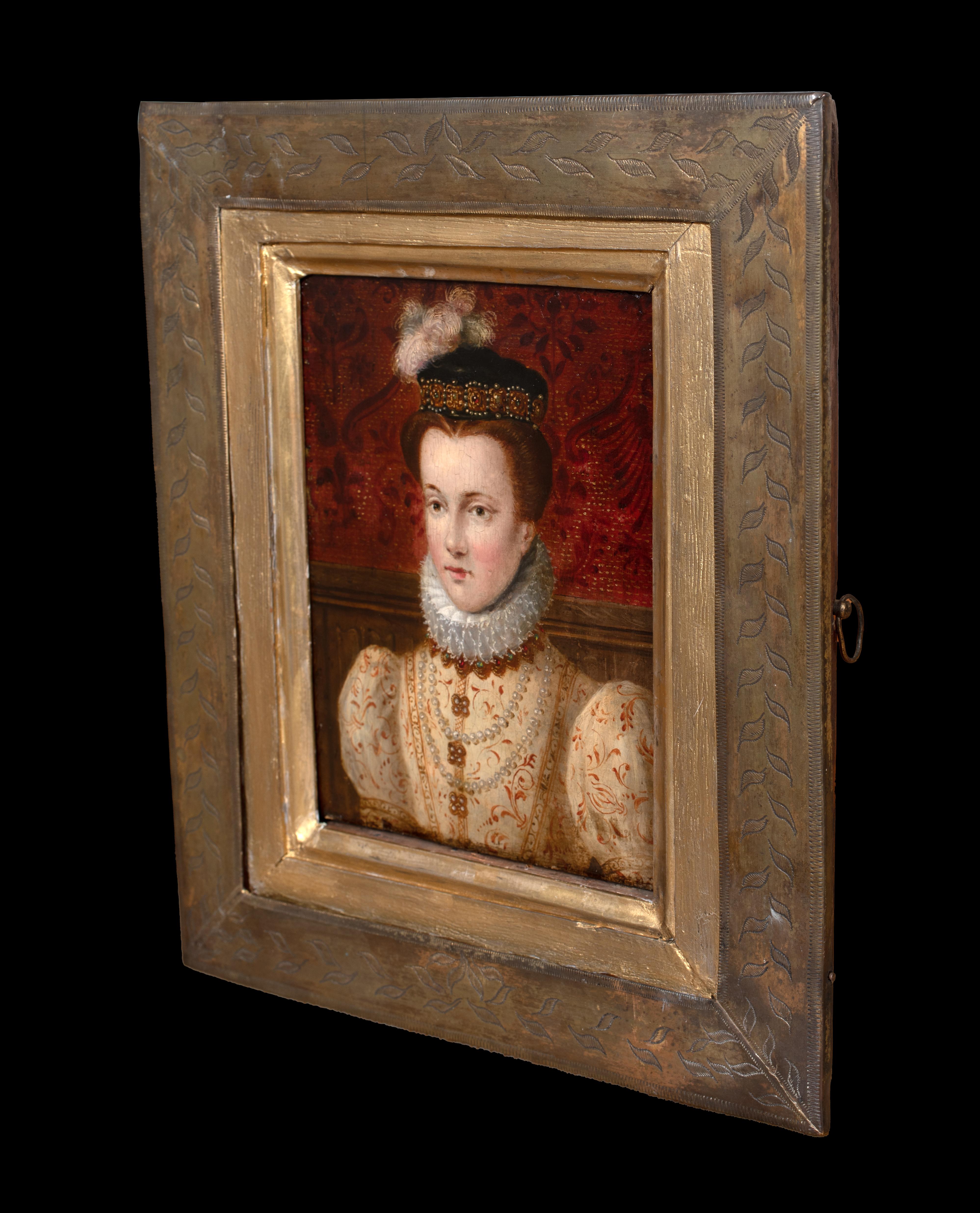 Elisabeth Of Austria, Queen Of France (1554-1592), 16th Century  Francois Clouet en vente 4