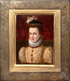 Elisabeth Of Austria, Queen Of France (1554-1592), 16th Century  Francois Clouet