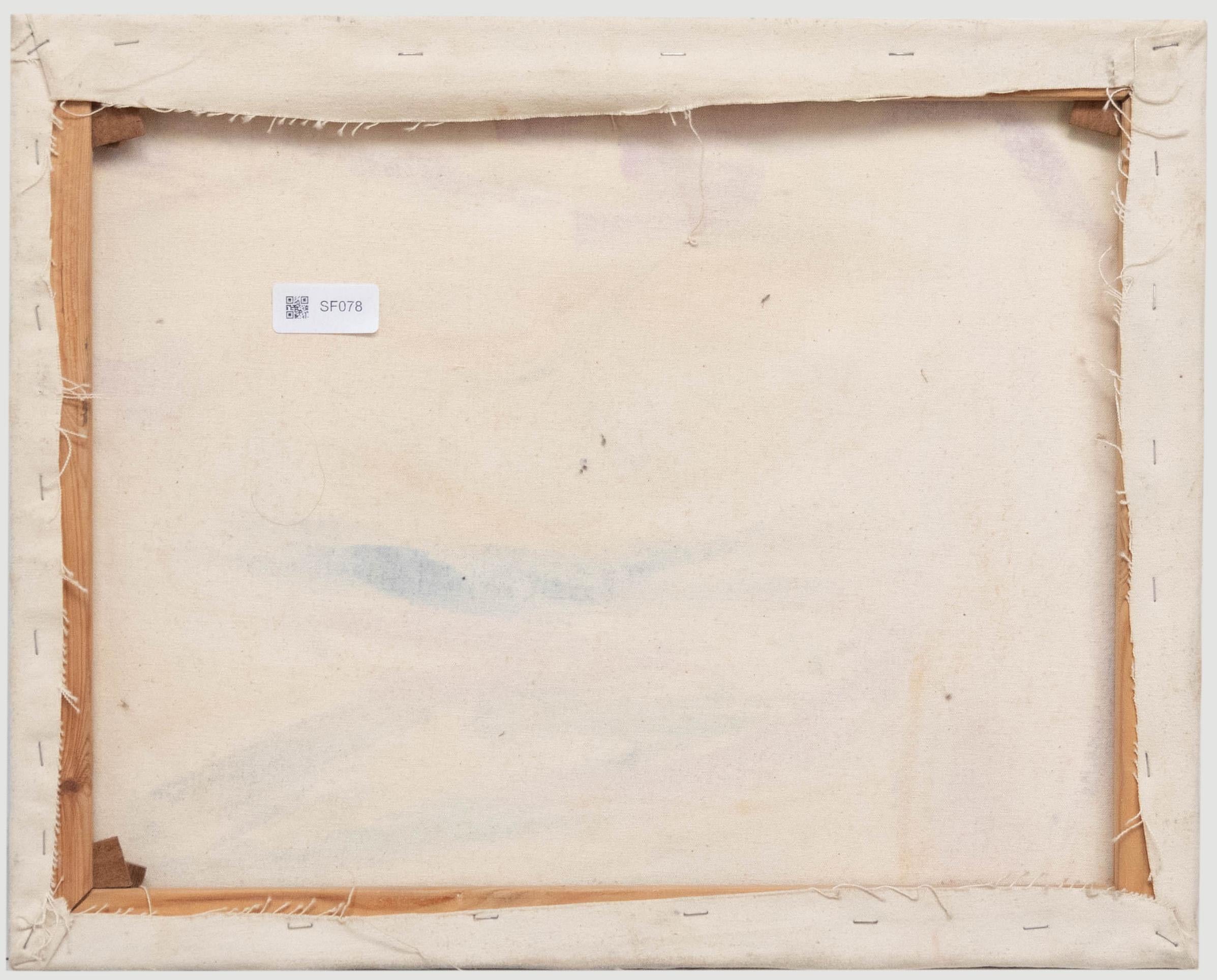 Elizabeth Duncan Meyer (geb.1942) – Ölgemälde, „Out to Sea“, 20. Jahrhundert (Grau), Nude Painting, von Unknown