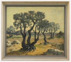 Ely Laumonier (n.1895) - 1960 Óleo, Campo de Grasse