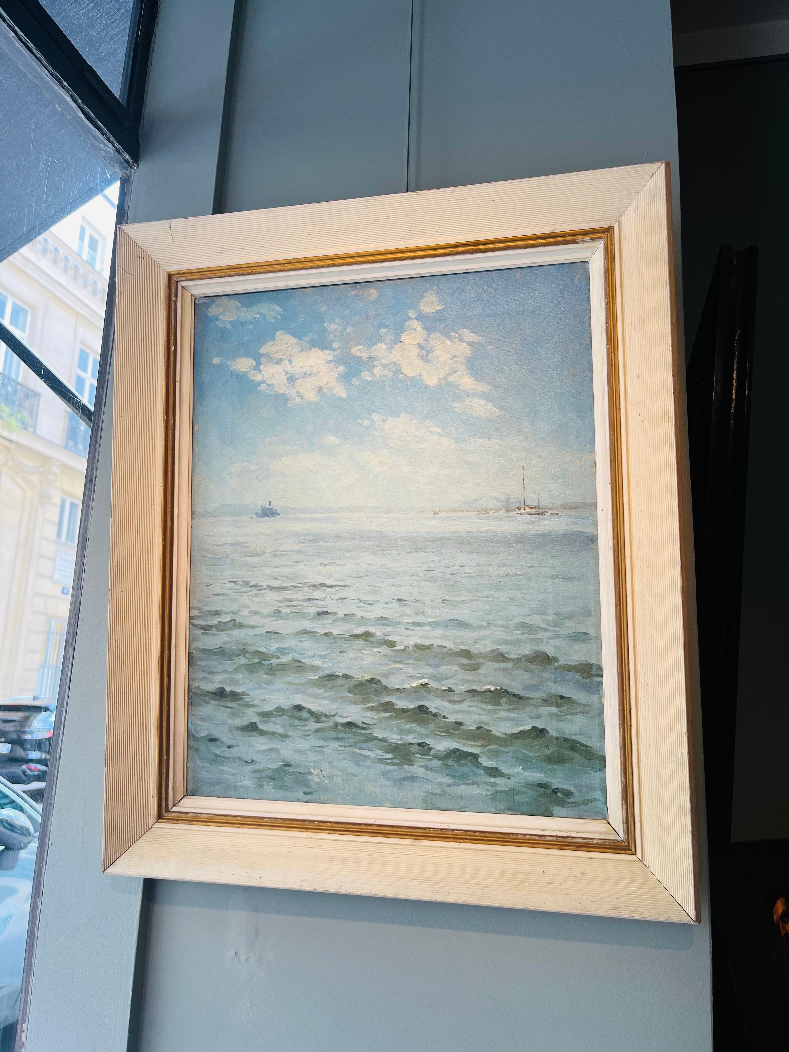 E.M Cros - Blick auf die Großen Seen im Angebot 1