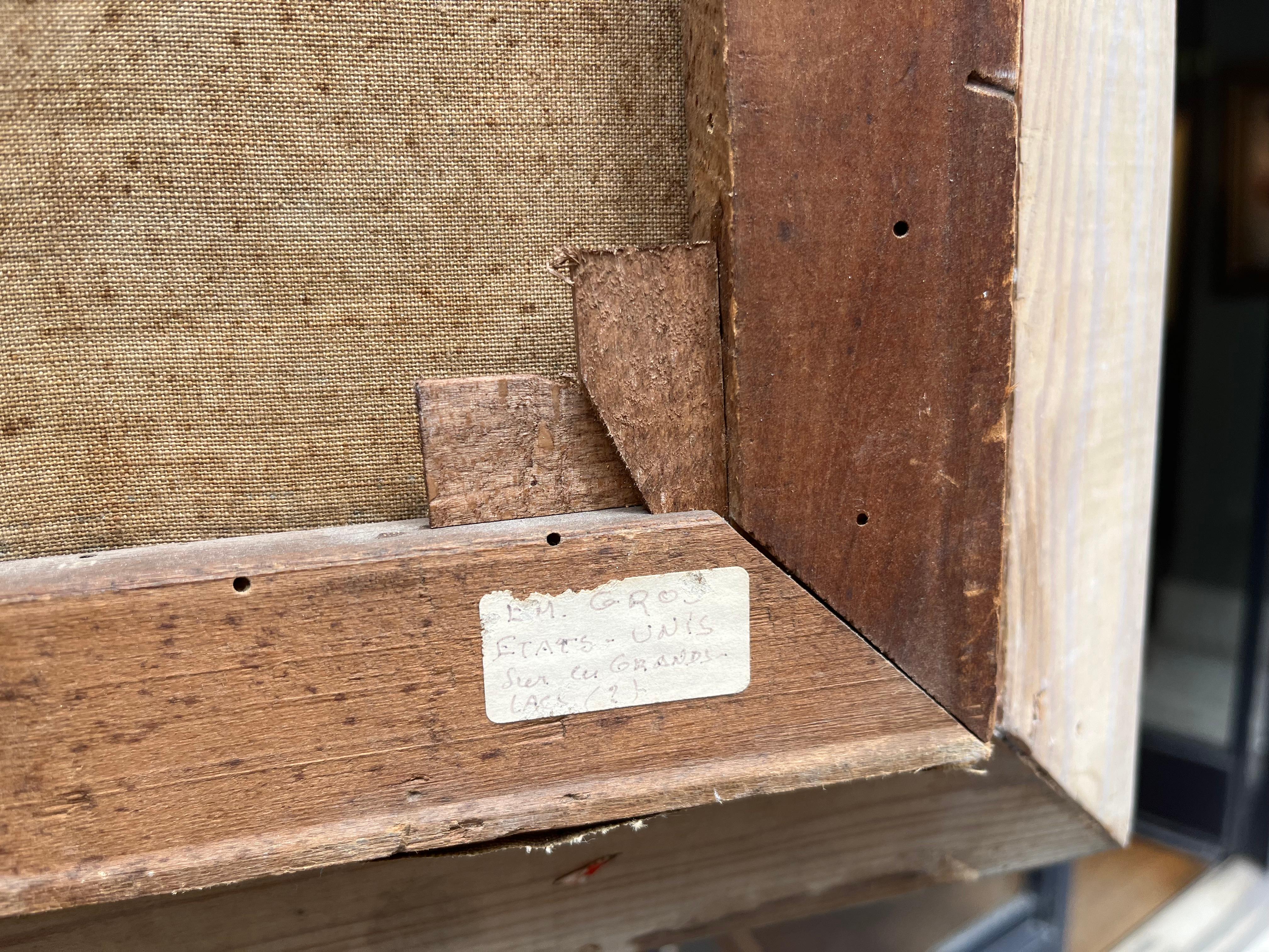 E.M Cros - Blick auf die Großen Seen im Angebot 3