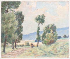 Emil Block (1884-1969) - Early 20th Century Oil, Late Summer's Day