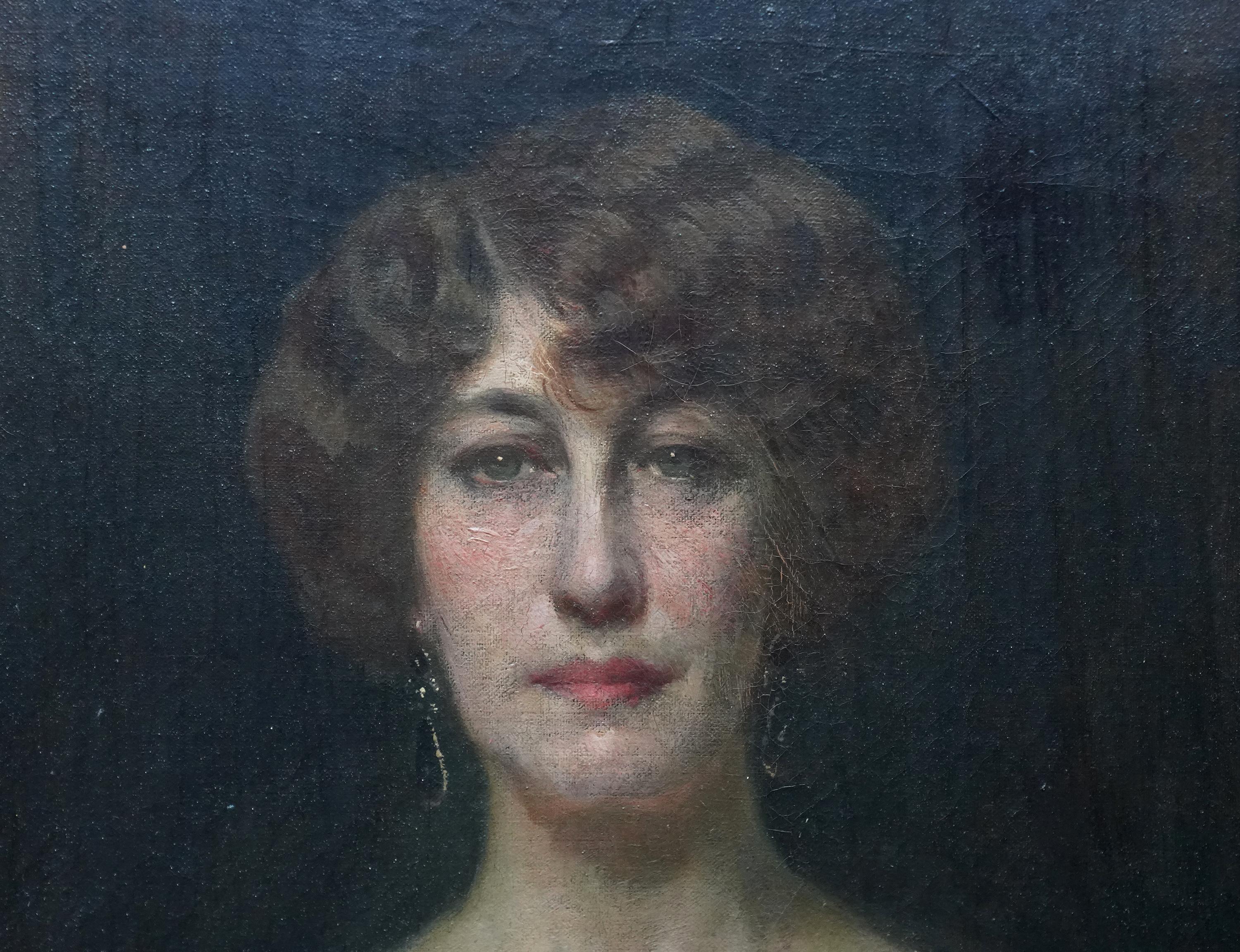 Emily Gertrude Lilias Muirhead - British Edwardian art portrait oil painting  For Sale 1