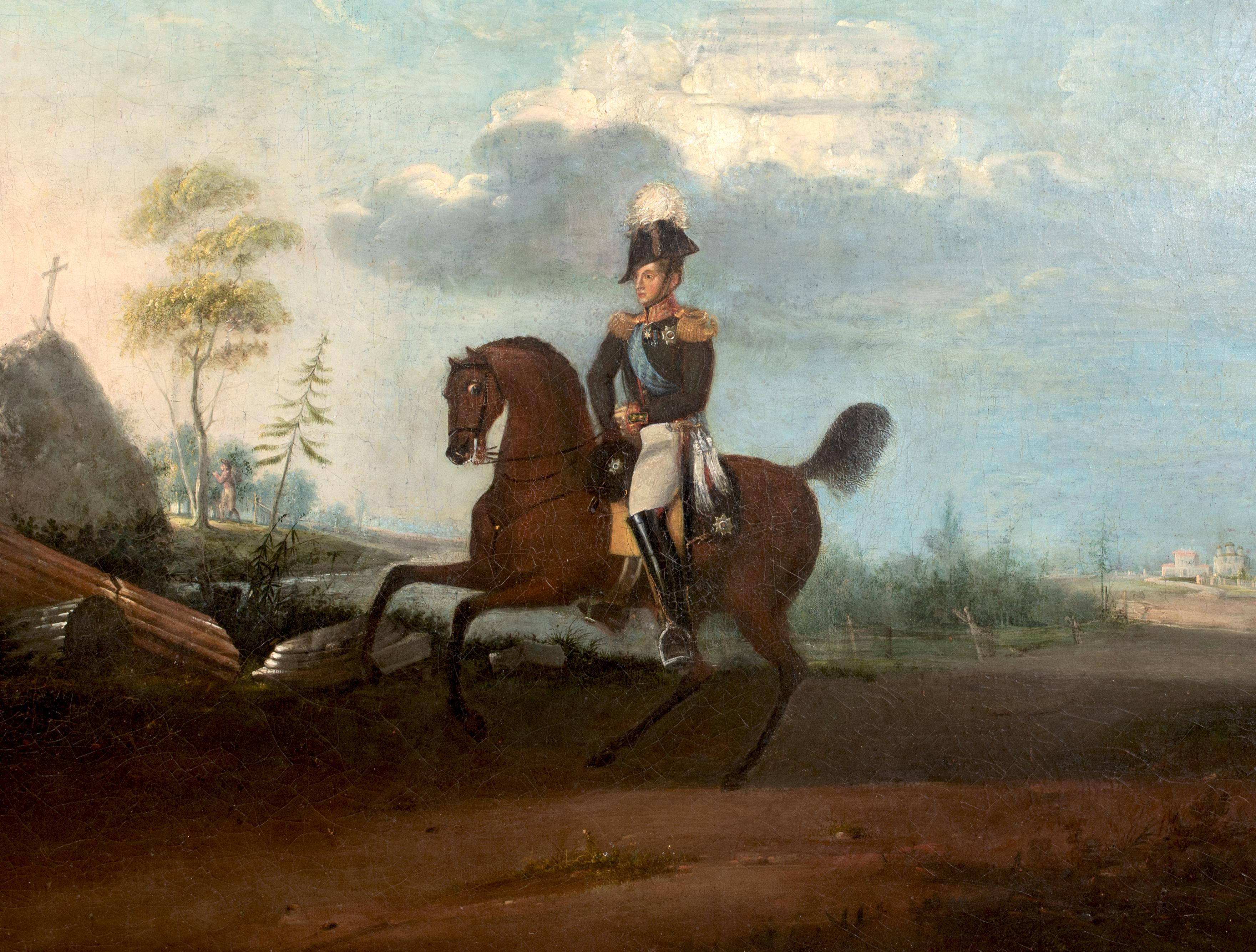 Emperor Nicholas I. von Russland zu Pferd, 19. Jahrhundert im Angebot 1