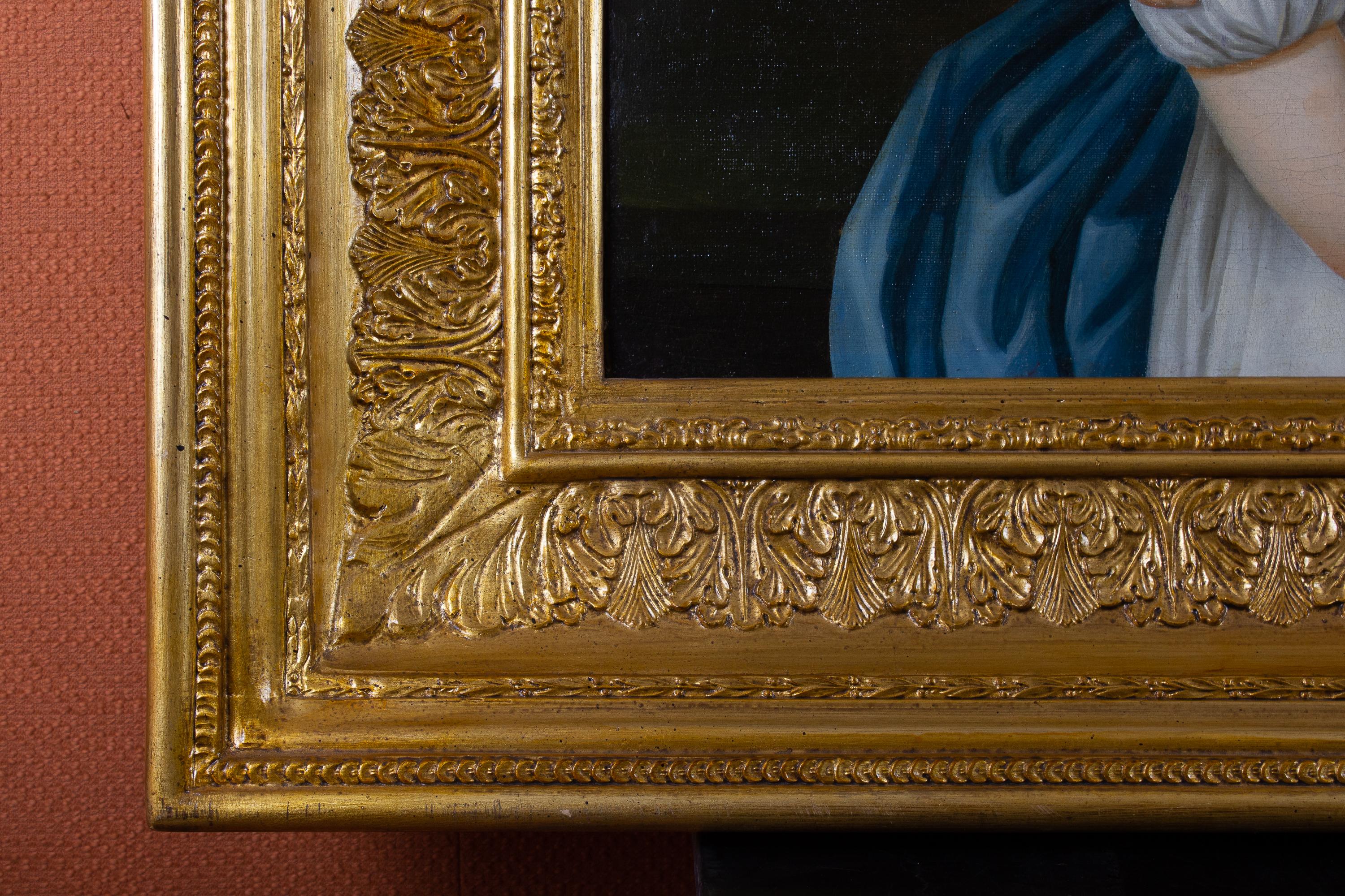 Empire French Family Portrait  Oil on Canvas 2