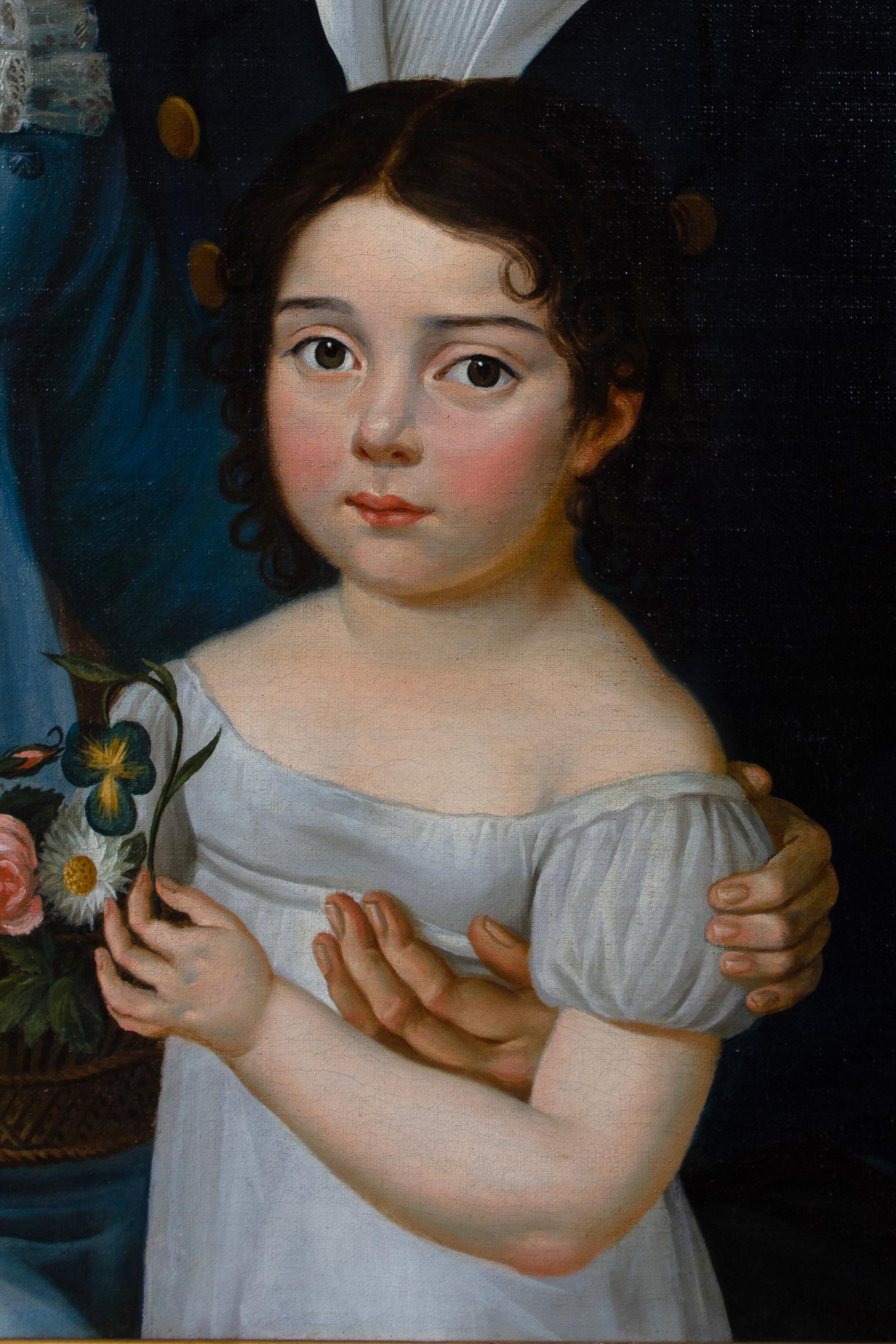 classic family portrait painting