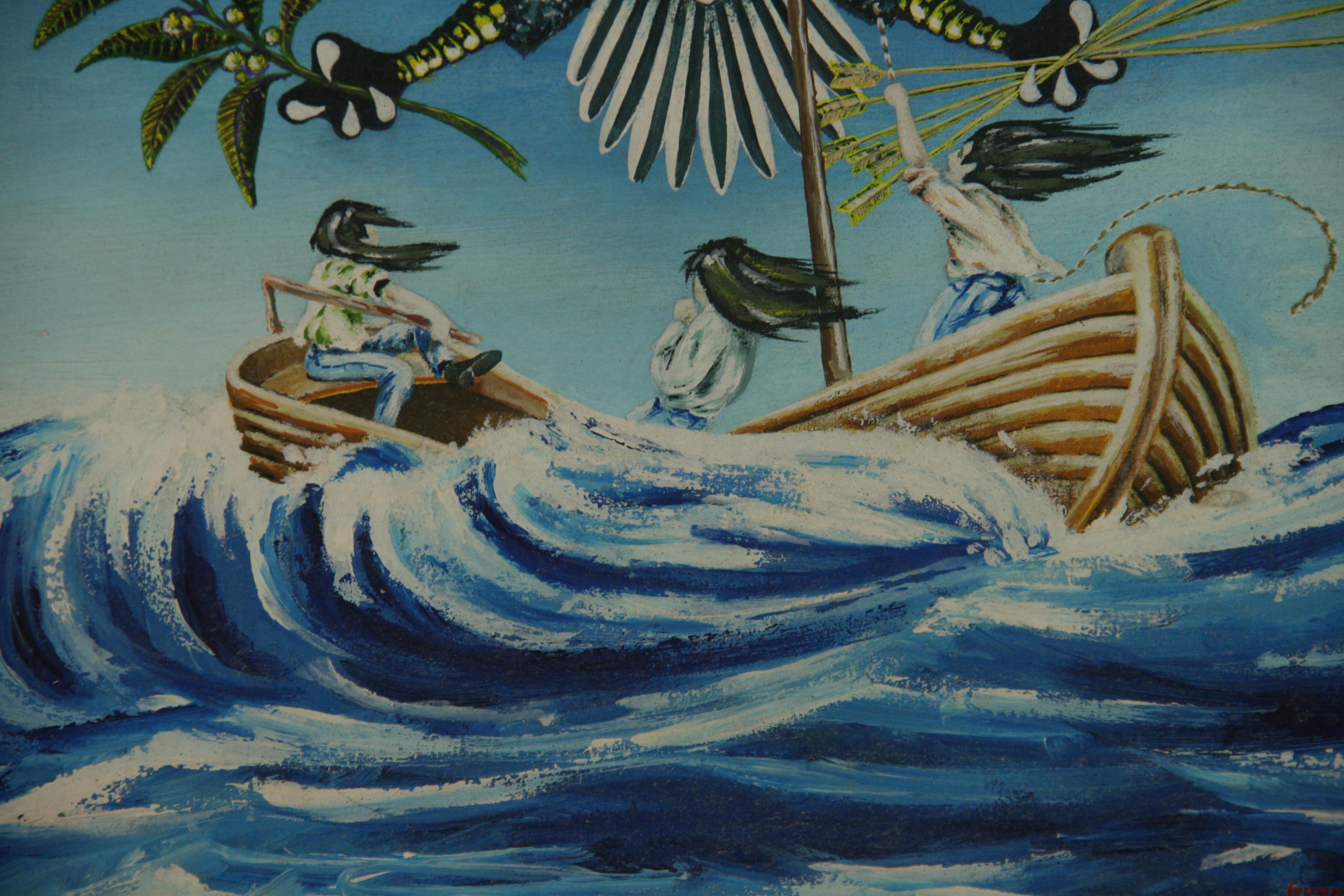 6066 Enchanted Dream symble of Americam peace by Mr Rock and Roll
Gilt frame image size 13,5x17.5