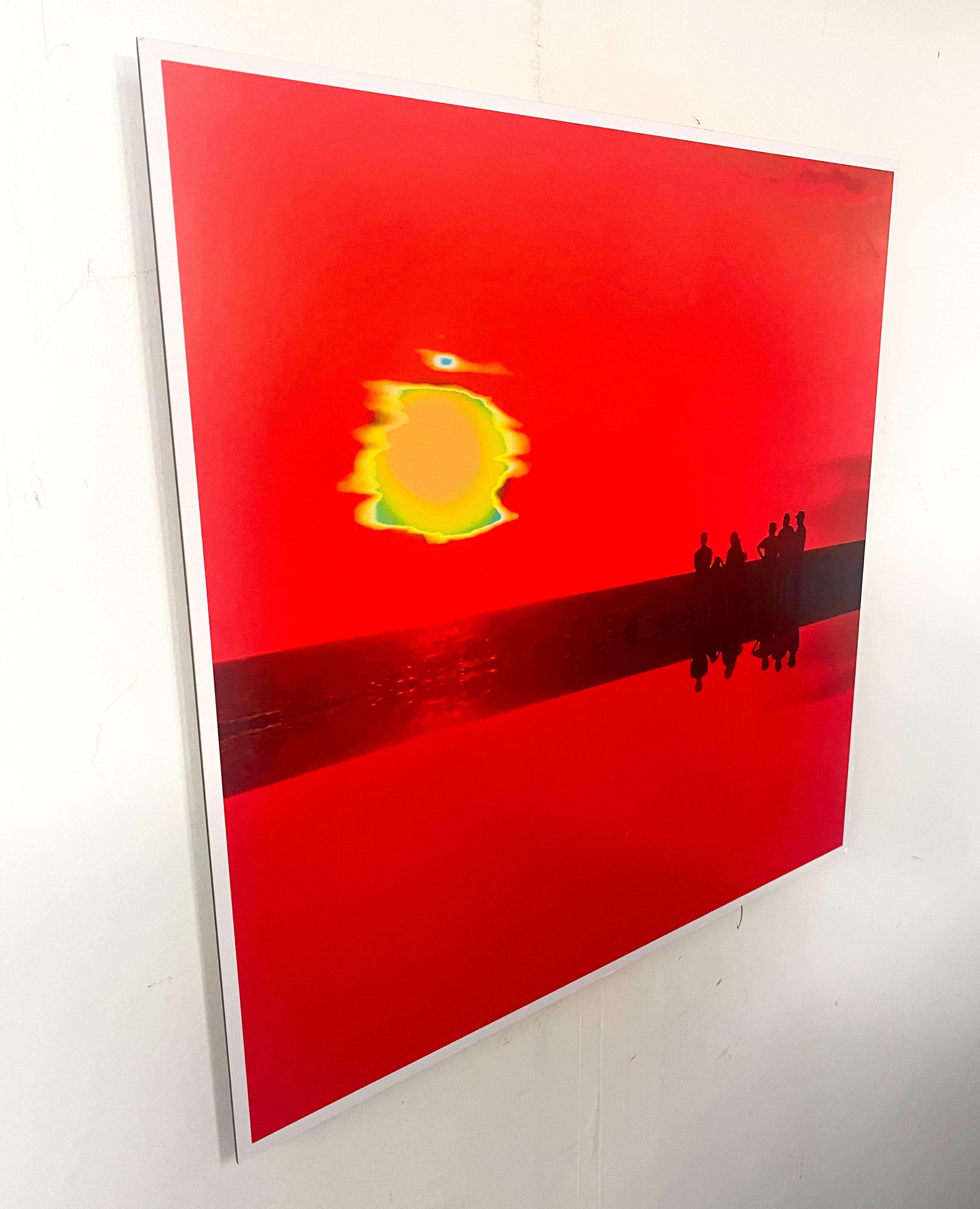 Endless Summer Silk Screen Photograph Print Signed - Modern Painting by Unknown