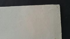 English Antique Portrait Sketch of Reclining Female Nude 'Double Sided'