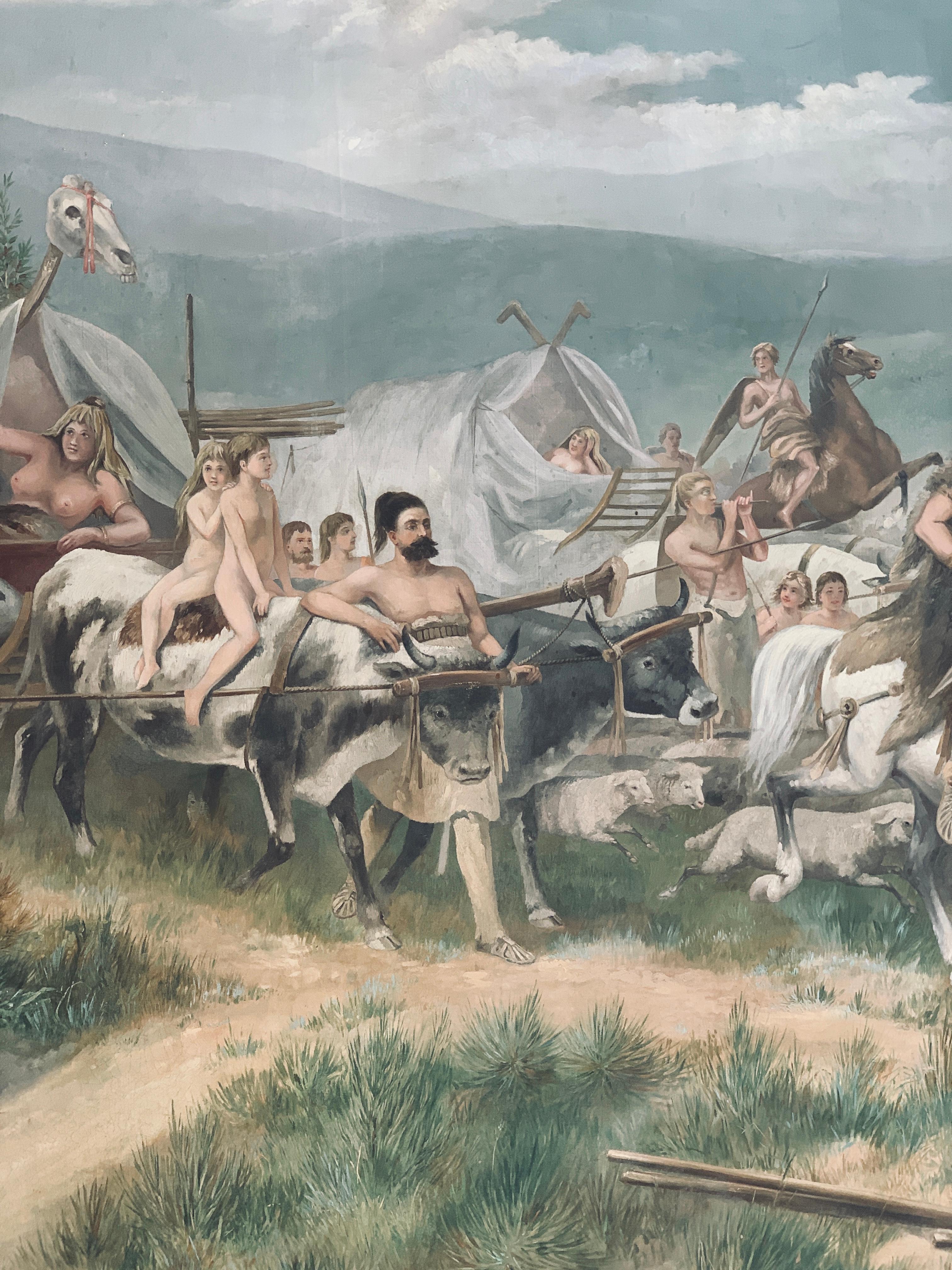 Englisches oder kontinentales Bild einer norwegischen Eroberung, gemalt um 1900 (Realismus), Painting, von Unknown