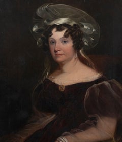 English School 1831 Oil - Mrs Dowell