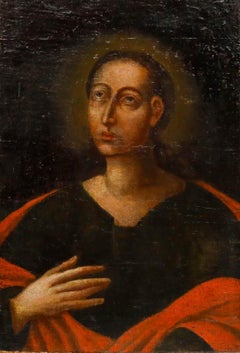 English School 18th Century Oil - Saint Mary Magdalene