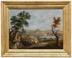 English School 18th Century Oil - The Beast of Burden