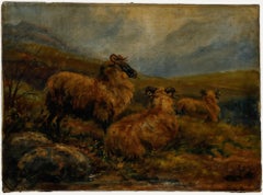English School 19th Century Oil - Scottish Blackface