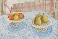 English School 20th Century Oil - Apple and Pears