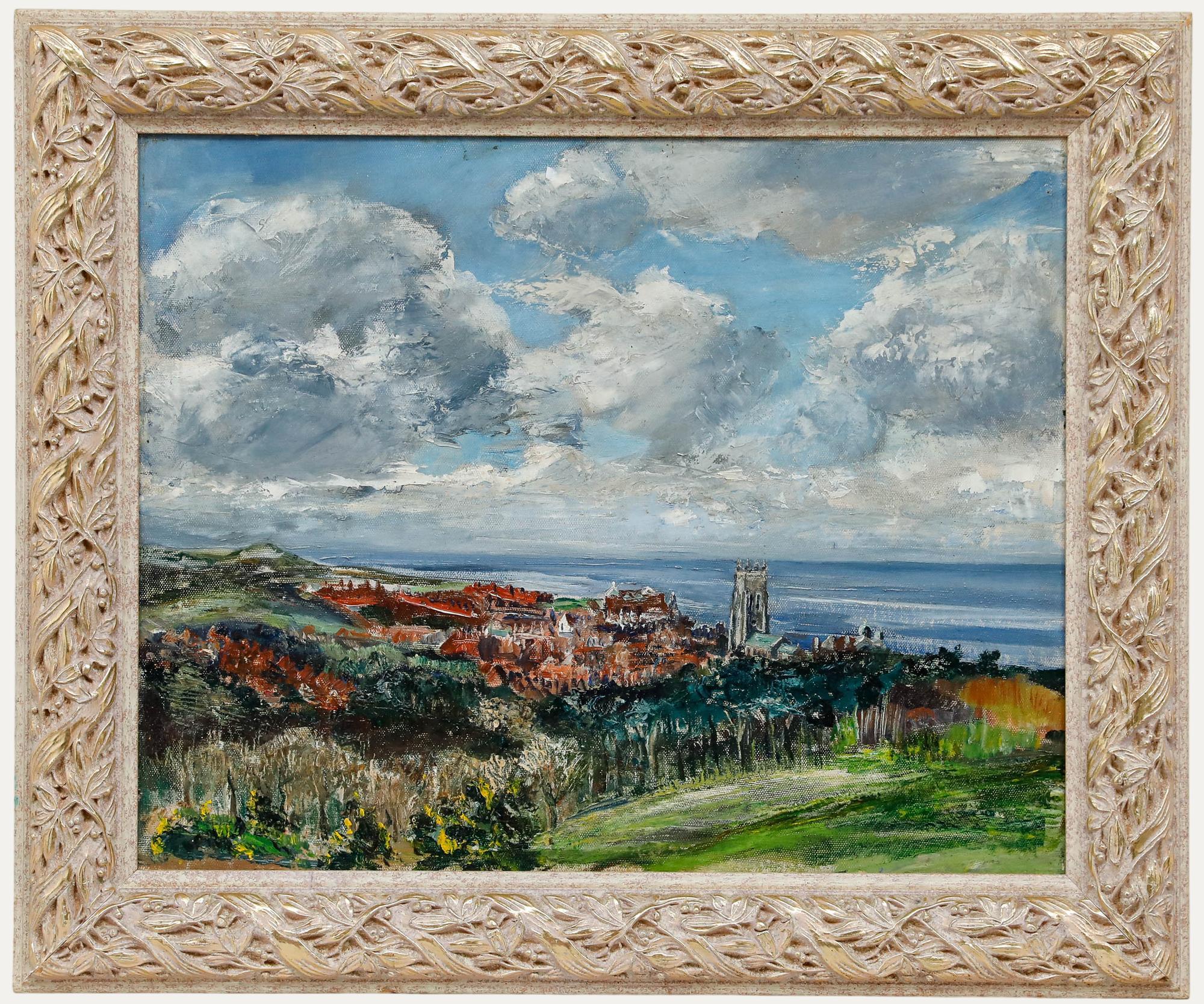 Unknown Landscape Painting - English School 20th Century Oil - Cromer, Norfolk