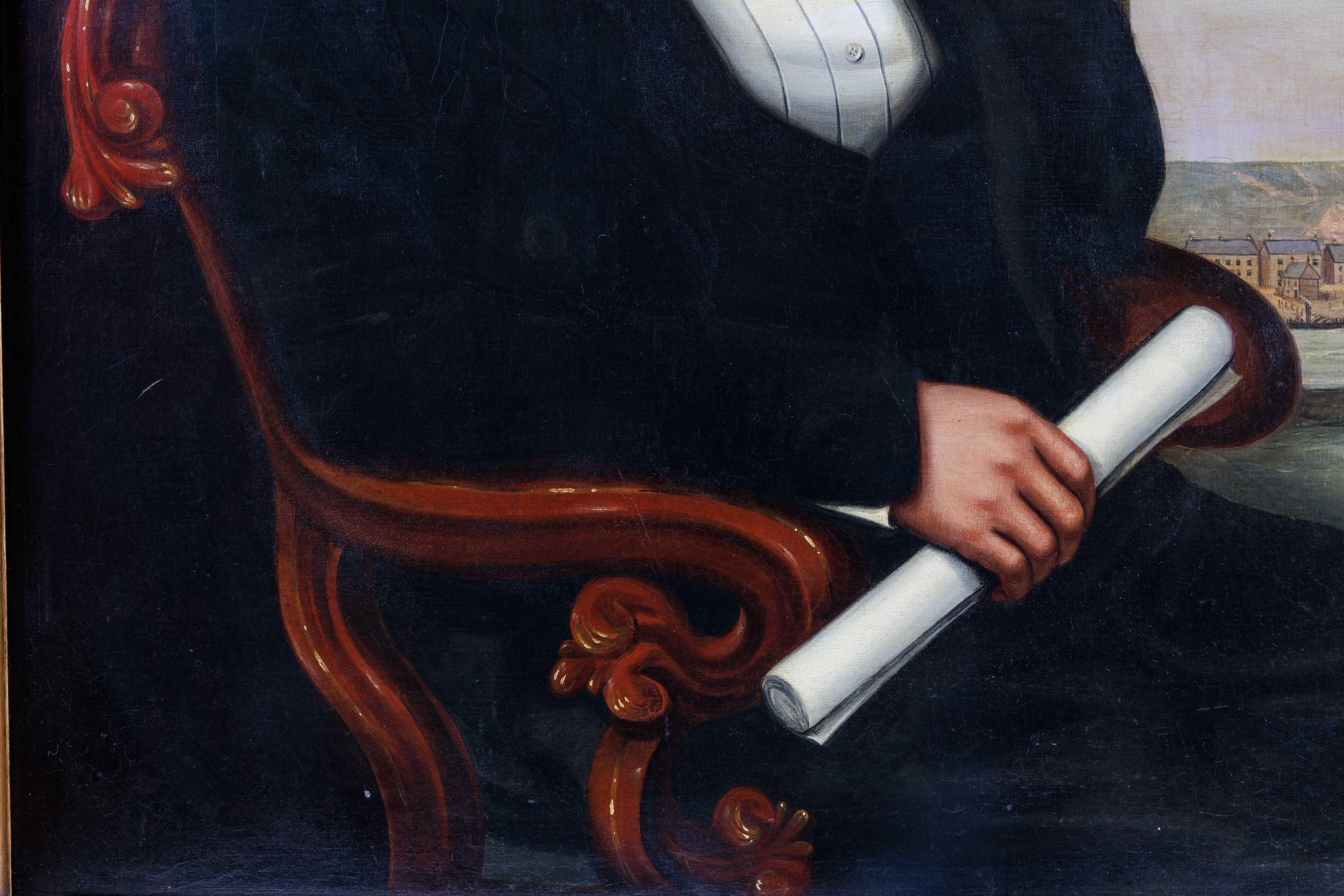 English School, un raro retrato de John Scott Russell y 
