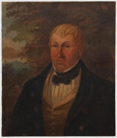 English School Early 20th Century Oil - Bust of a Man