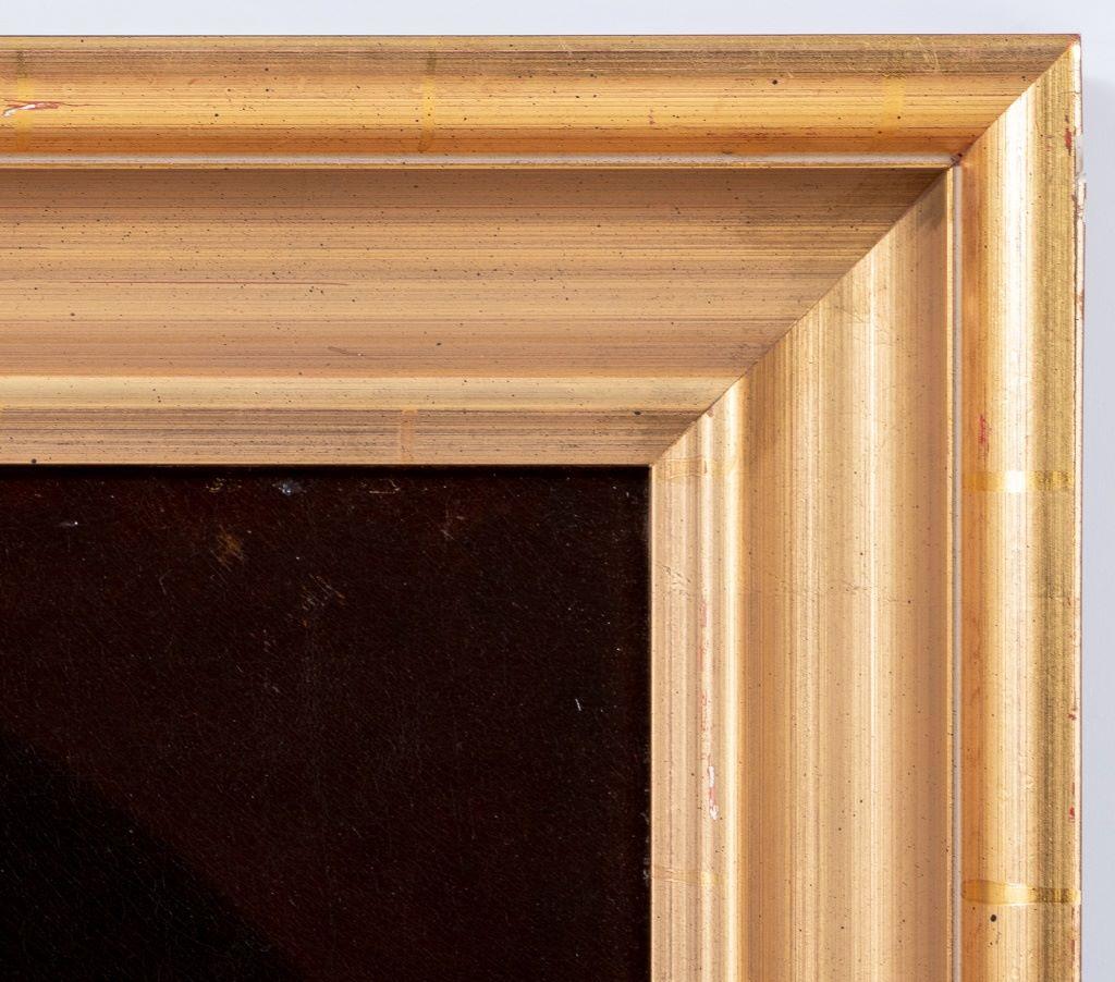 English School, Ritratto di gentiluomo, olio su tela, XVIII secolo, in un finto ovale, non firmato, etichetta in carta con l'iscrizione 