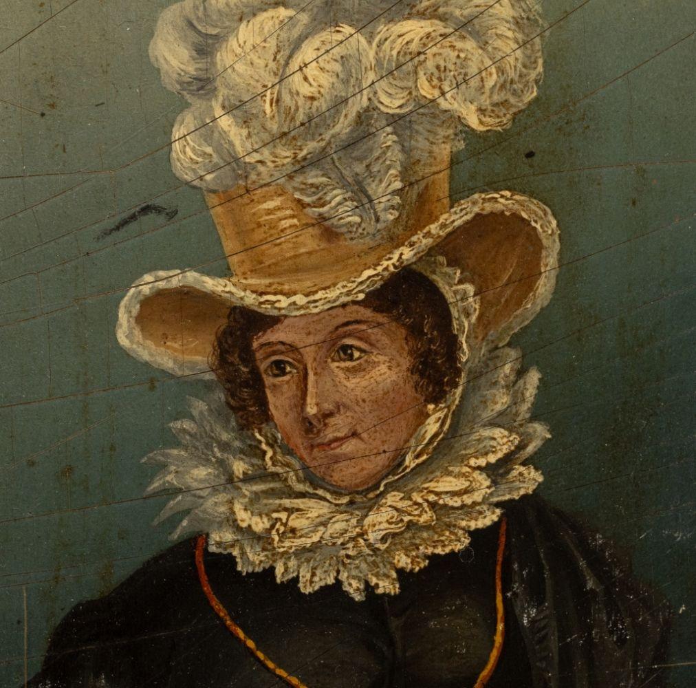 English School Porträt einer Frau (Englische Schule), Painting, von Unknown