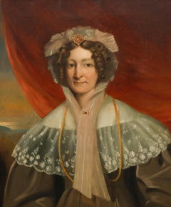 English School Victorian Oil - Portrait of a Lady