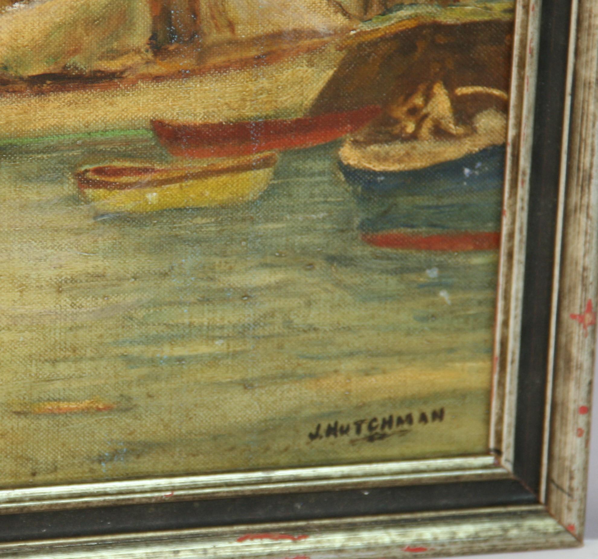 English Scooner Leaving the Dock von J.H.Hutchman im Angebot 5