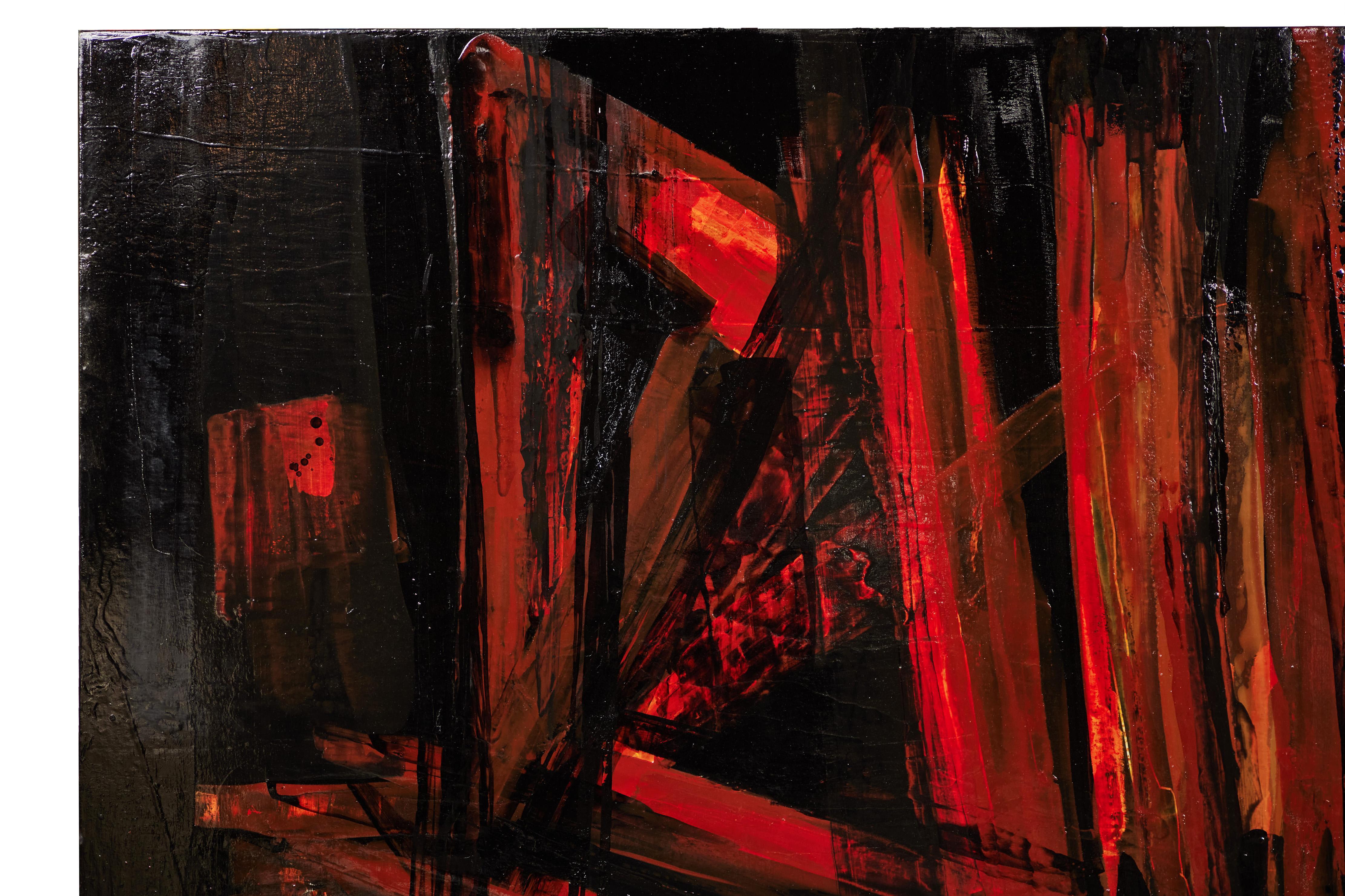„Enigma“ Signiert Graciela Garza (Moderne), Painting, von Unknown