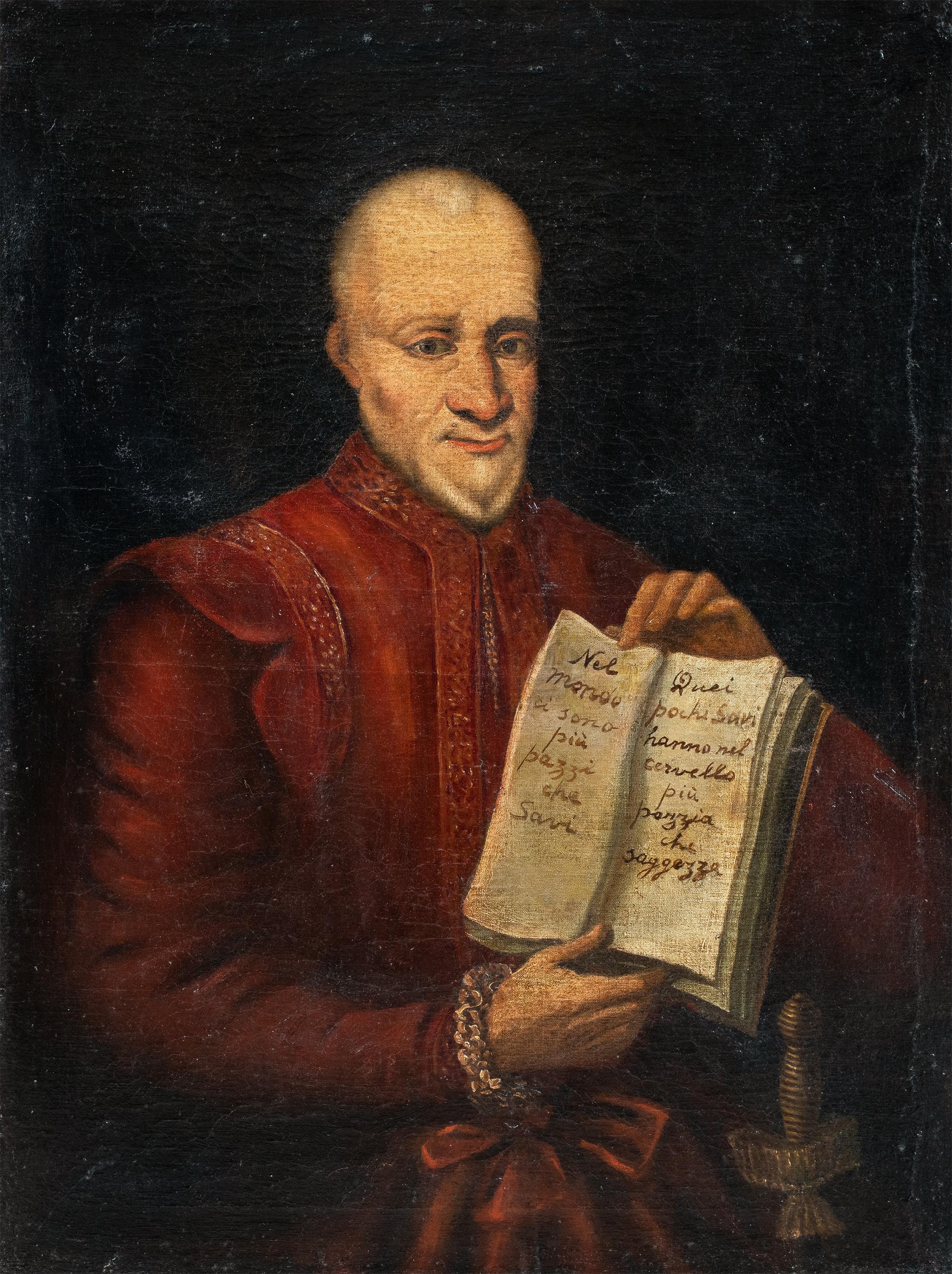 Pintor italiano de la Ilustración - Pintura de figuras del siglo XVIII - Retrato - Italia en venta 13