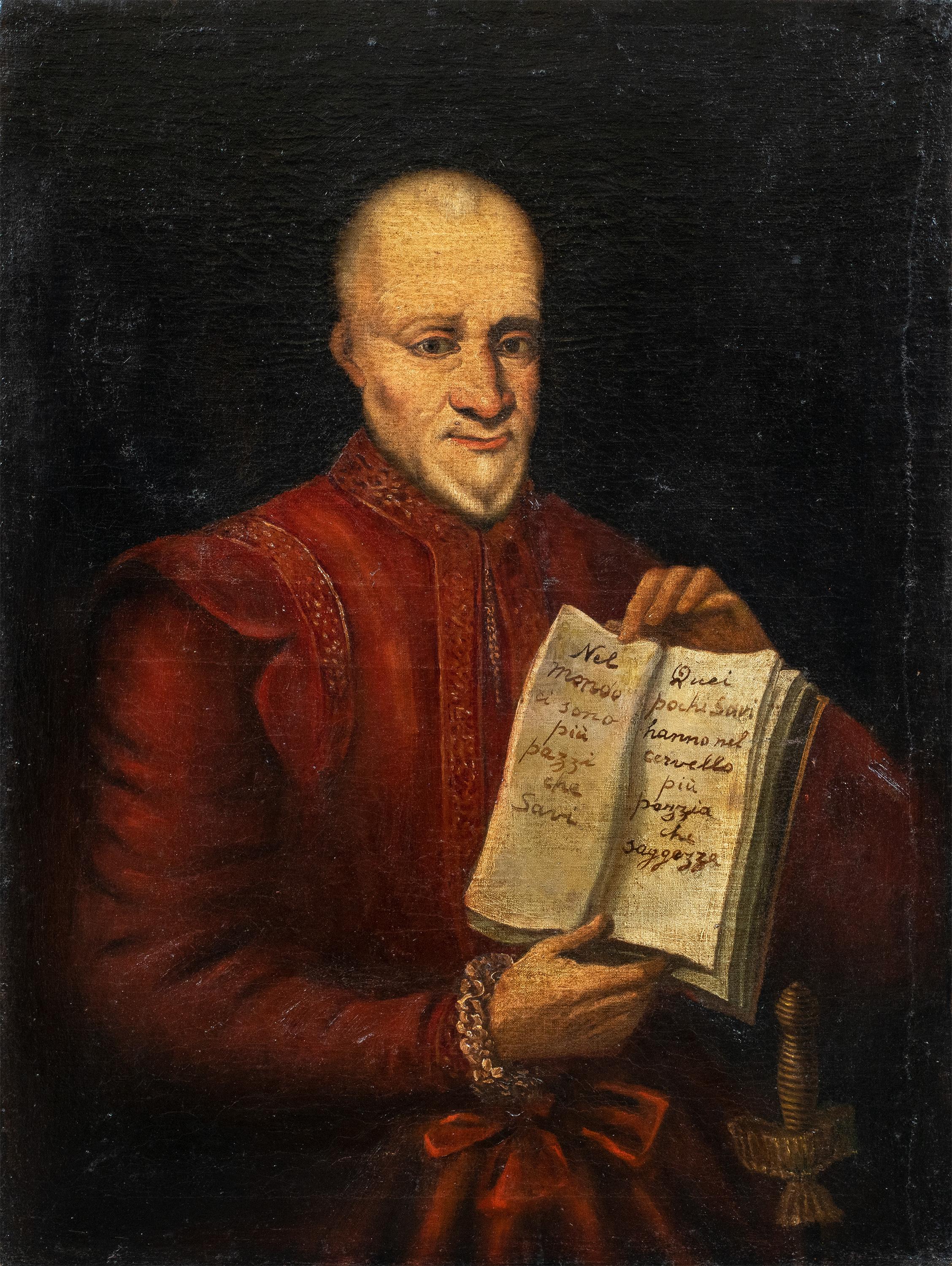 Enlightenment Italian painter - 18th century figure painting - Portrait - Italy